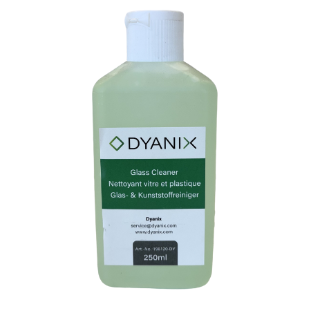 Special glass cleaner GRT 250ml from Dyanix.
