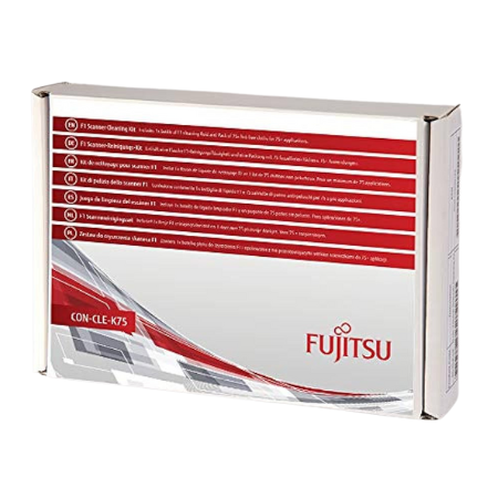 Scanner cleaning kit for Fujitsu document scanners.