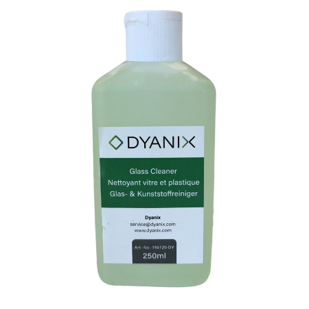 Special glass cleaner GRT 250ml from Dyanix.  